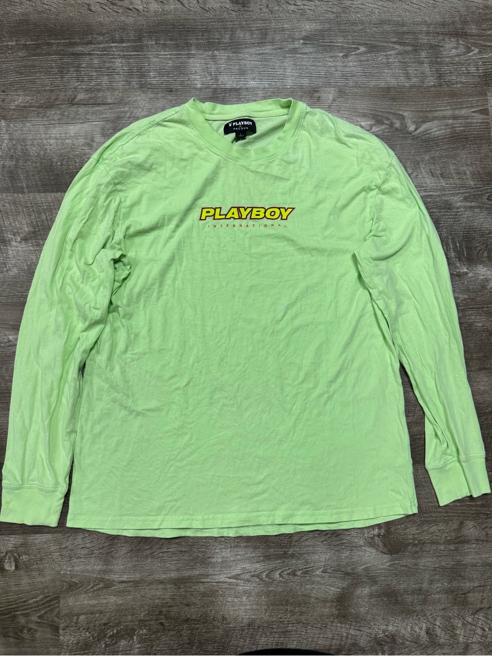 PLAYBOY By PacSun Playboy International Long Sleeve Shirt Size Large